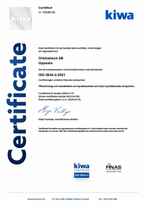 Kiwa ISO 3834-2